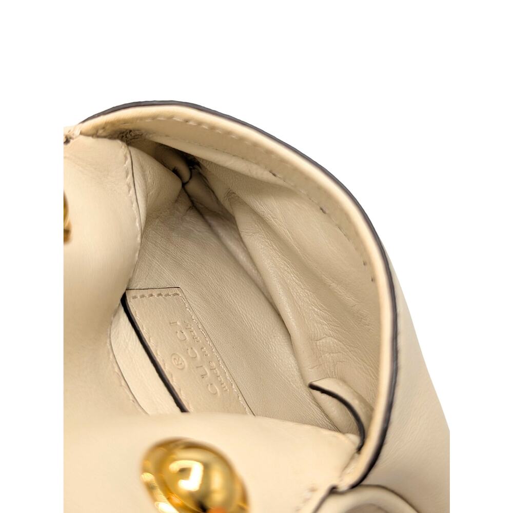 Gucci Cream Leather Blondie GG Mini Crossbody - Picture 6 of 9